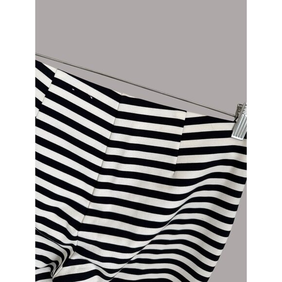 SUMMER - J. McLaughlin Womens Black & White Striped Stretch Pants Size 4 - Picture 3 of 6